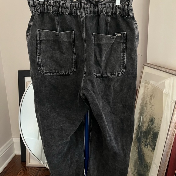 Zara Elastic Waistband Jeans Womens - Picture 4 of 5
